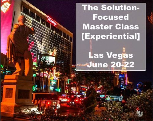 Solution Focused Master Class Las Vegas Hypnosis